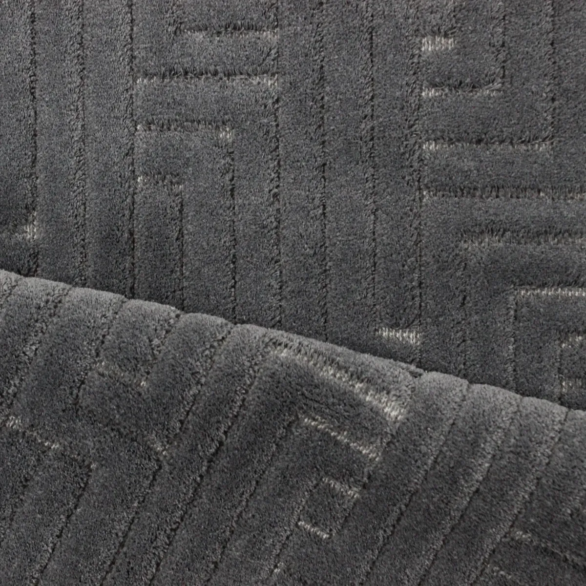 Nova Home Bath Rug Wood - Cotton - 60x100 cm - Dark Grey product thumbnail 5