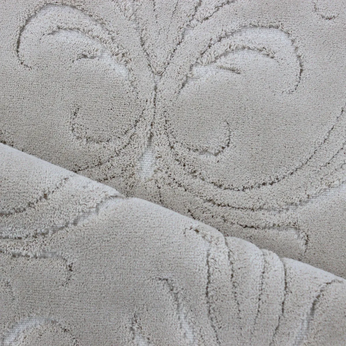 Nova Home Bath Rug Set Salvor - Cotton - 2 Pcs - 60x100 cm & 40x60 cm - Beige product thumbnail 7