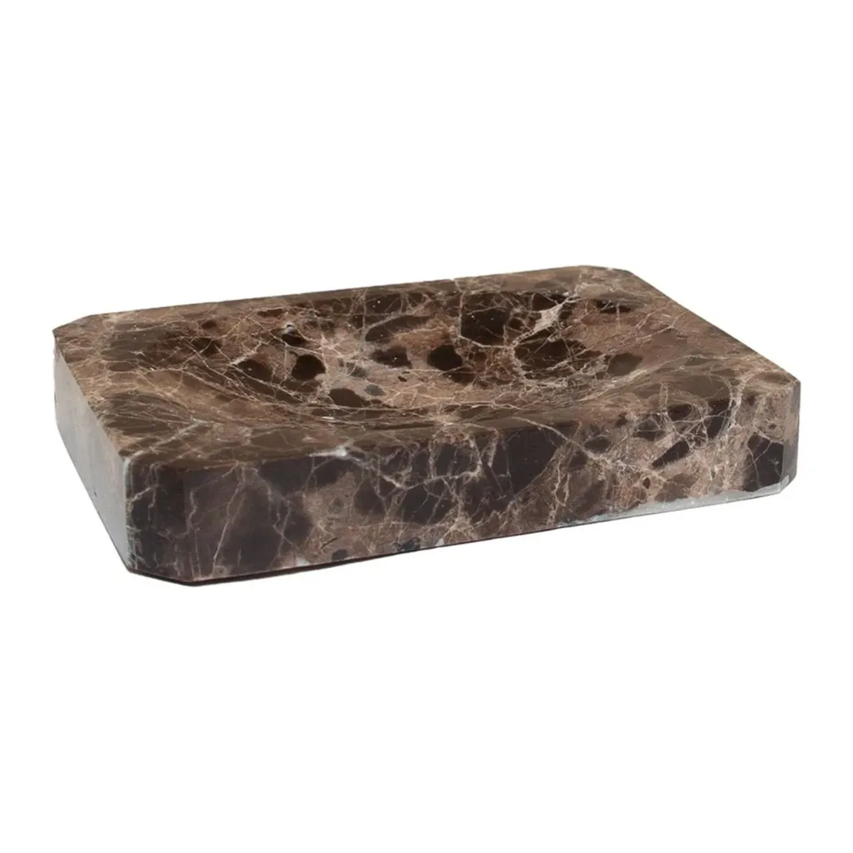 Andrea Soap Dish - Brown Marble (BA75101) product thumbnail 4