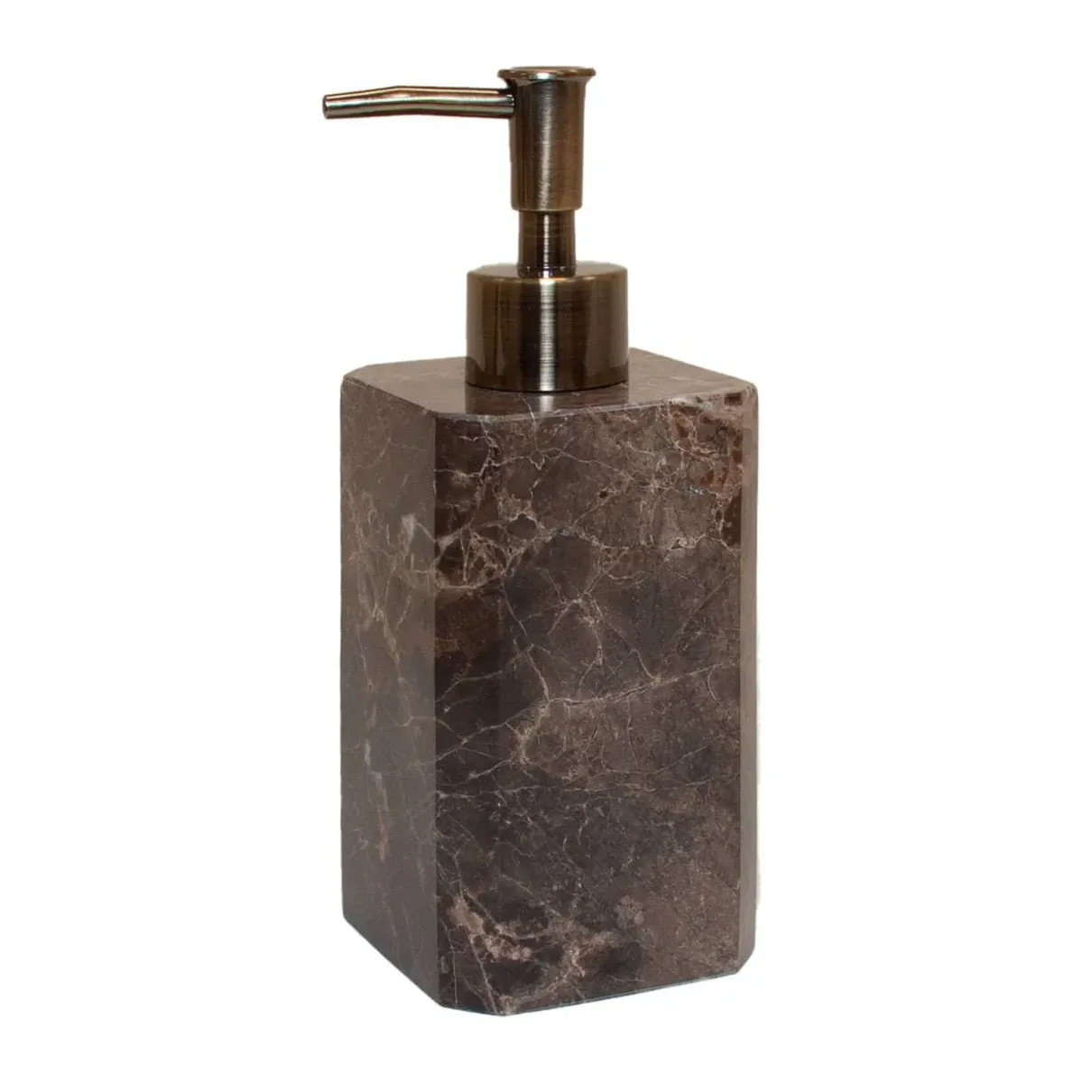 Andrea Soap Dispenser - Brown Marble (BA75104) product thumbnail 4