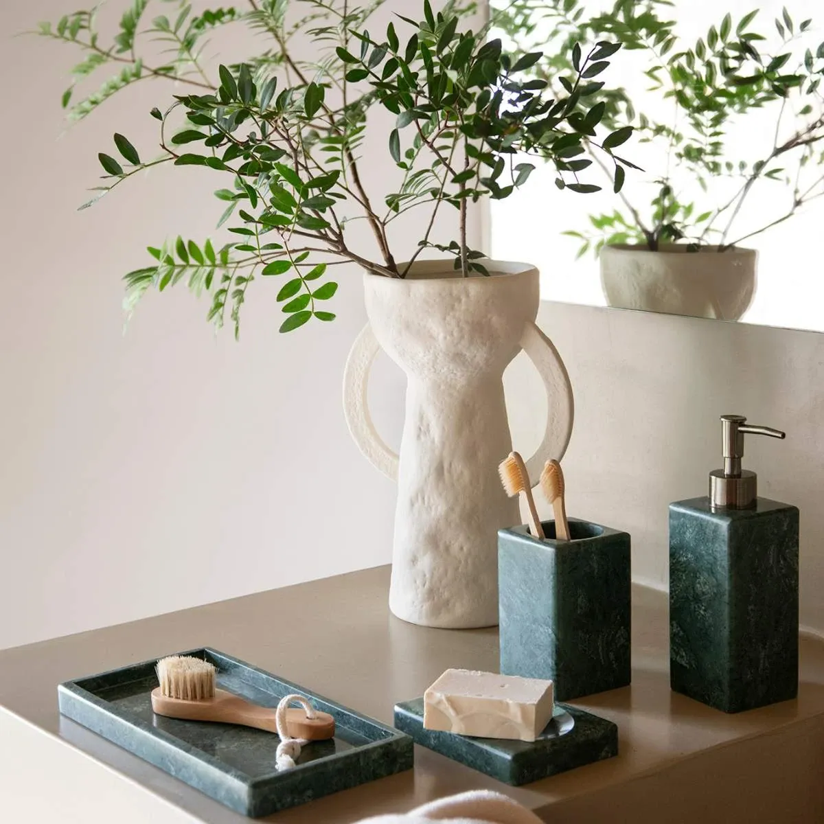 Andrea Decorative Tray - Green (BA26062) product thumbnail 2