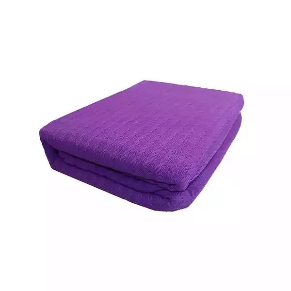 Nova Home Blanket - 100% Cotton - King - Purple product thumbnail 4