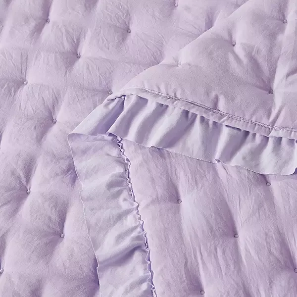 Nova Home Mabel Quilted Embroidery Kid's Comforter Set - Single & Twin - 4 Pcs - Lilac product thumbnail 5