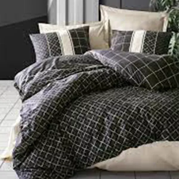 Nova Home Antre Printed Duvet Cover Set - 100% Cotton - King & Super King - 4 Pcs - Black product thumbnail 4