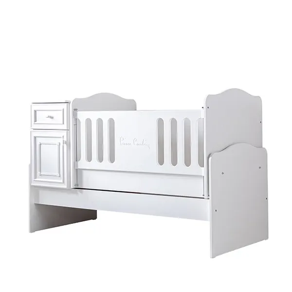 Pierre Cardin Aspendos Baby's Bed Convertible To Kid's Bed With Studying Desk - With Mattress - White product thumbnail 16