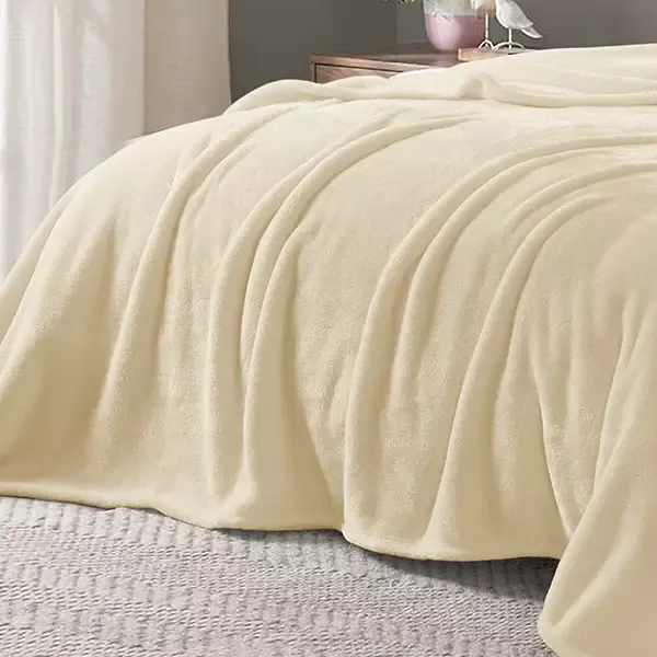 Nova Home Silky Blanket - Beige (Available in Sizes) product thumbnail 3