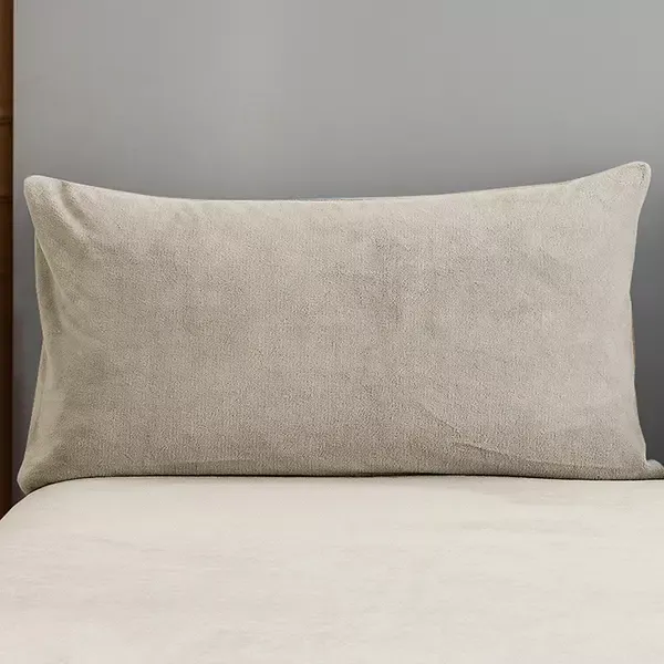 Nova Home WarmFit Winter Microfleece Fitted Sheet Set - Queen - 3 Pcs - Beige (Available in Sizes) product thumbnail 4