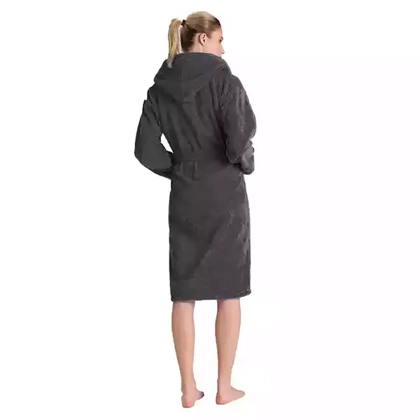 Cannon Plain Unisex Bathrobe (1 Piece) - 100% Cotton - XXL - Black product thumbnail 3