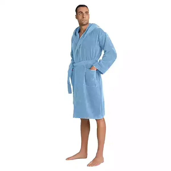 Cannon Plain Unisex Bathrobe (1 Piece) - 100% Cotton - Blue (Available in sizes) product thumbnail 5