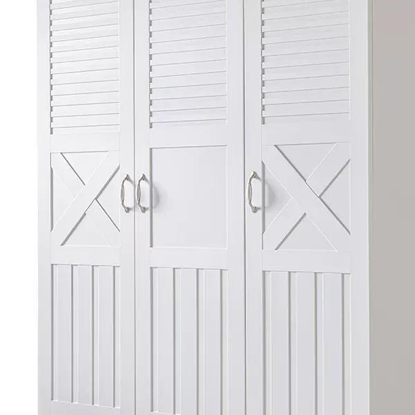 Pierre Cardin Bonnie 3-Door Baby Room Wardrobe - White product thumbnail 6