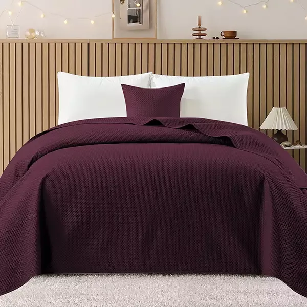 Nova Home Dimension Coverlet - Single & Twin - Burgandy product thumbnail 3