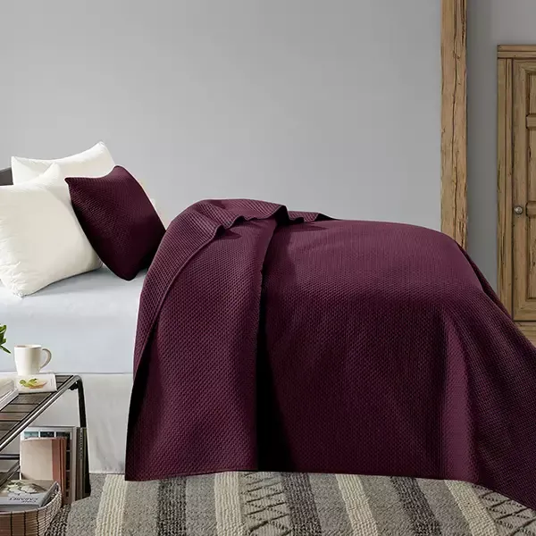 Nova Home Dimension Coverlet - Single & Twin - Burgandy product thumbnail 4