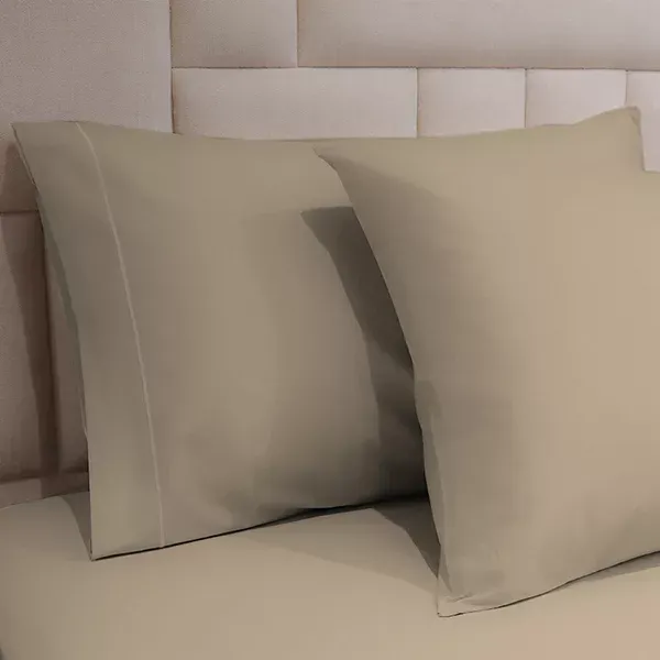 Fieldcrest Plain Fitted Sheet Set - 100% Cotton - 220 Thread Count - King & Super King - 3 Pcs - Canvas product thumbnail 4