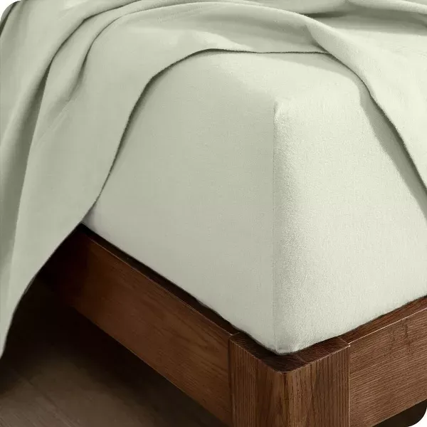 Nova Home Cotton Warm Winter Flannel Fitted Sheet Set - Offwhite (Available in Sizes) product thumbnail 2