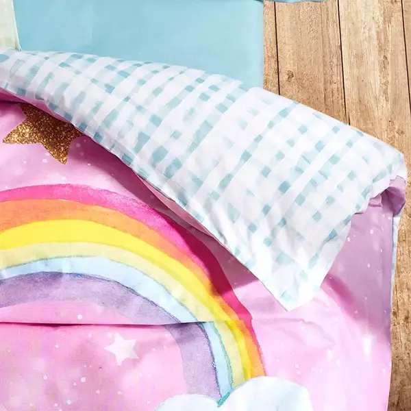 Nova Home Dream kids Duvet Cover Set - 100% Cotton - Single & Twin - 3 Pcs - Pink product thumbnail 4