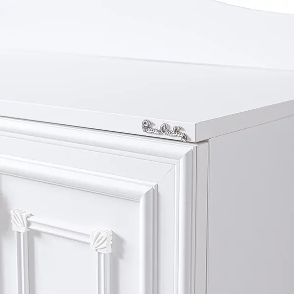 Pierre Cardin Aspendos Baby Room Dresser With Shelf - White product thumbnail 5