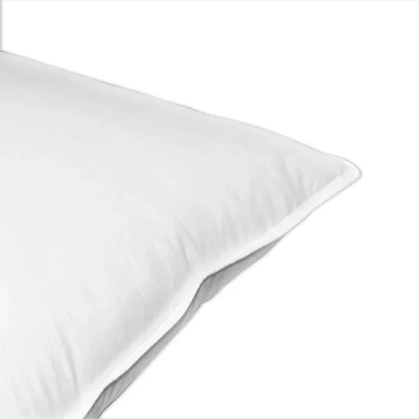 Nova Home White Duck Feather Pillow - 100% Cotton Down Proof Cover, 233 Thread Count - 50x75 cm - White product thumbnail 2