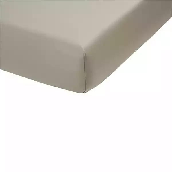 Bedding House Fitted Sheet Set - 100% Cotton - Queen - 3 Pcs - Taupe product thumbnail 4