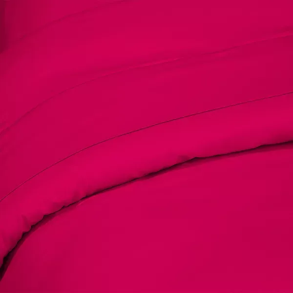 Fieldcrest Plain Duvet Cover - 100% Cotton - 220 Thread Count - Fushia (Available in sizes) product thumbnail 2