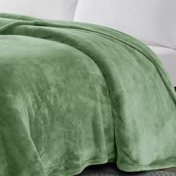Nova Home Silky Blanket - King & Super King - Green product thumbnail 4