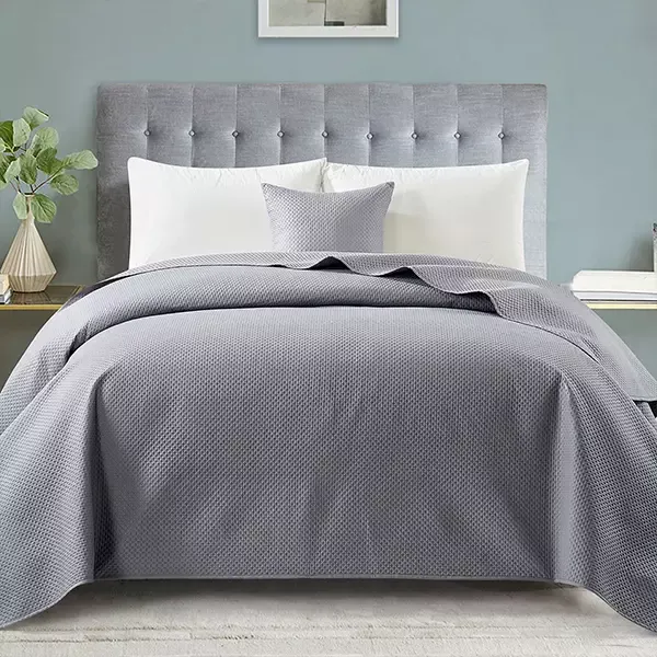 Nova Home "Dimension" Coverlet - Grey product thumbnail 3