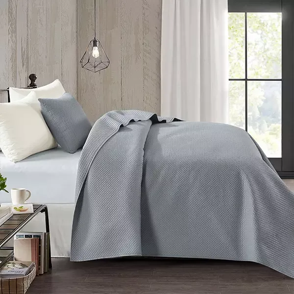 Nova Home "Dimension" Coverlet - Grey product thumbnail 4