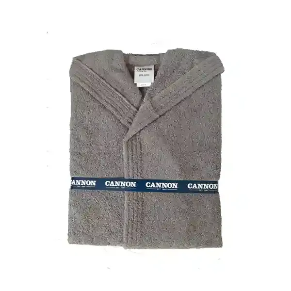 Cannon Plain Unisex Bathrobe (1 Piece) - 100% Cotton - M - Grey product thumbnail 5