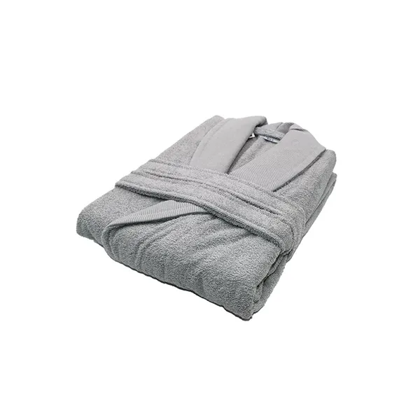 Nova Home Luna Unisex Bathrobe (1 Piece) - 100% Cotton - Grey (Available in sizes) product thumbnail 3