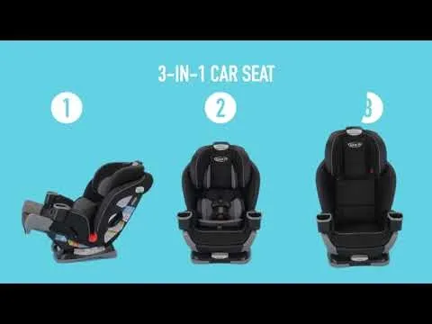 Graco Extend2Fit Car Seat - Group 0\1\2\3 (0-12 Years) - Bay Village - Grey product thumbnail 4