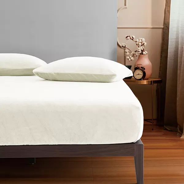 Nova Home WarmFit Winter Microfleece Fitted Sheet Set - Ivory (Available in Sizes) product thumbnail 5