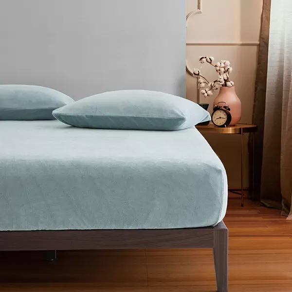 Nova Home WarmFit Winter Microfleece Fitted Sheet Set - Jade (Available in Sizes) product thumbnail 5