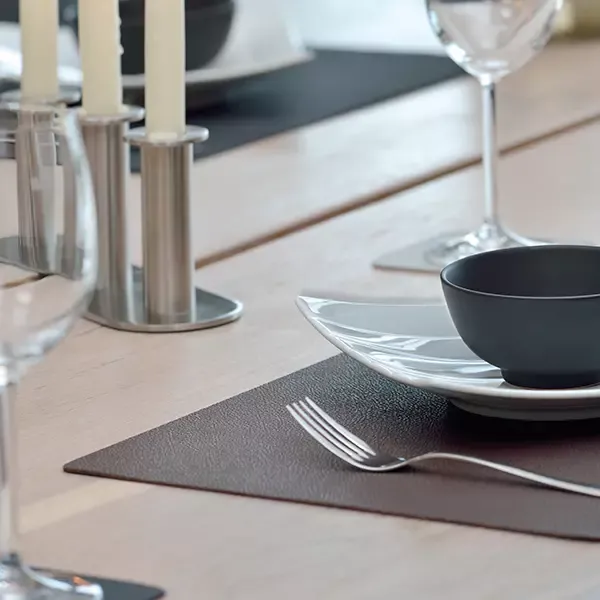 Kela Kimara Place mat - 45x30 cm - Grey product thumbnail 2