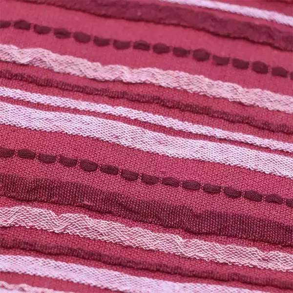 Nova Home Lena 100% Cotton Jacquard Towel (Bath Towel) - 50x90 cm - Red product thumbnail 2