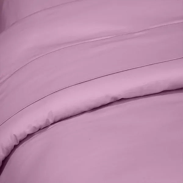 Fieldcrest Plain Duvet Cover - 100% Cotton - 220 Thread Count - Single & Twin - Lilac product thumbnail 2