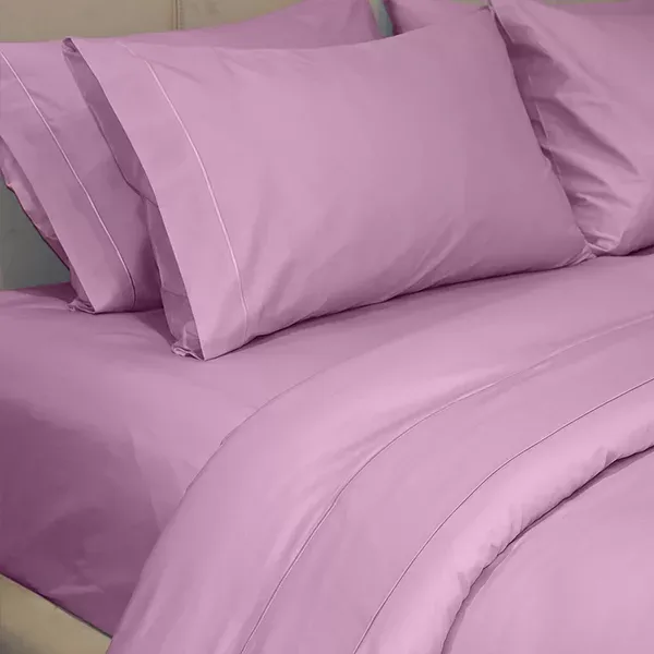 Fieldcrest Plain Duvet Cover - 100% Cotton - 220 Thread Count - Single & Twin - Lilac product thumbnail 3