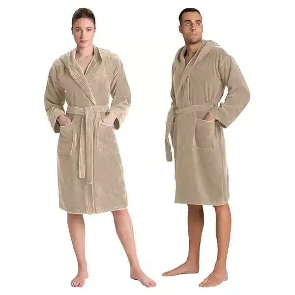 Cannon Plain Unisex Bathrobe (1 Piece) - 100% Cotton - L - Linen product thumbnail 5
