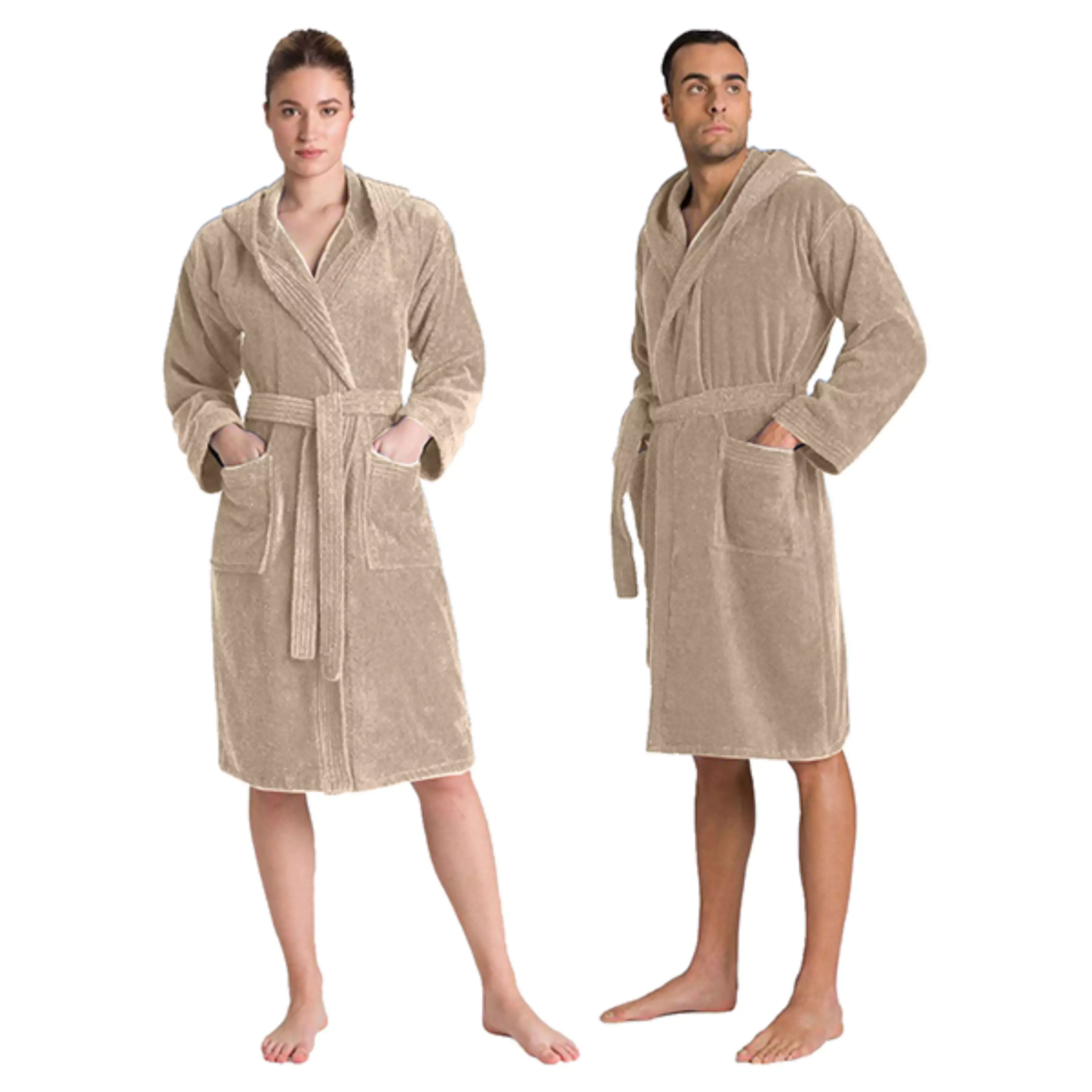 Cannon Plain Unisex Bathrobe (1 Piece) - 100% Cotton - XXL - Linen product thumbnail 5