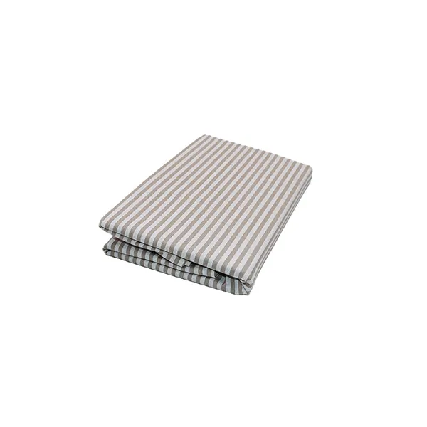 Cannon Dots & Stripes Fitted Sheet Set - Poly Cotton - Linen (Available in Sizes) product thumbnail 3