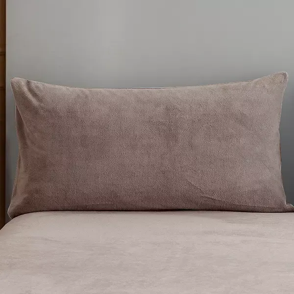 Nova Home WarmFit Winter Microfleece Fitted Sheet Set - Queen - 3 Pcs - Moka (Available in Sizes) product thumbnail 4