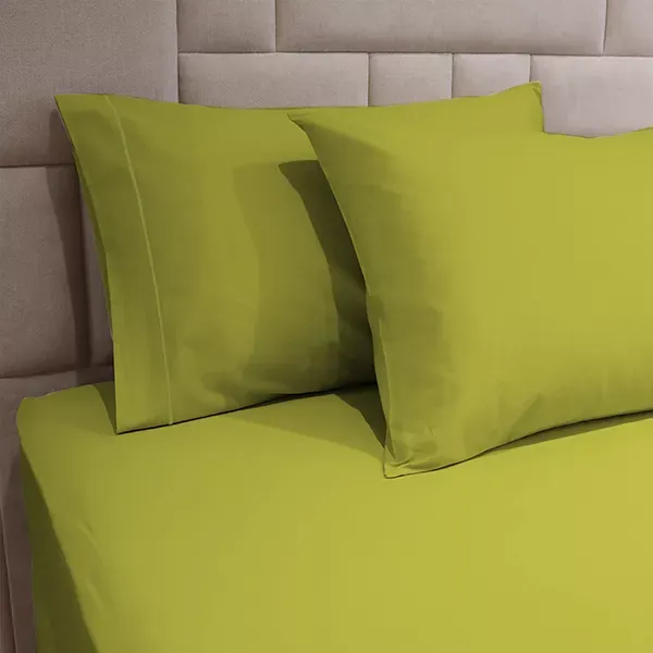 Fieldcrest Plain Fitted Sheet Set - 100% Cotton - 220 Thread Count - Twin & Single - 2 Pcs - Pistache product thumbnail 2