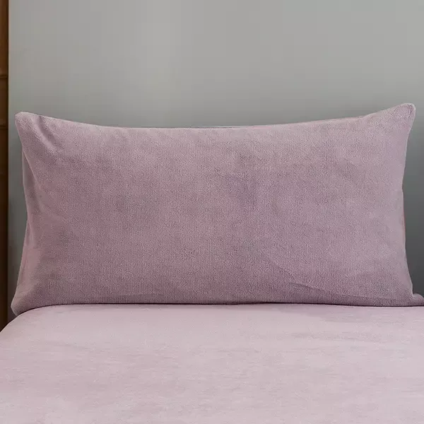 Nova Home WarmFit Winter Microfleece Fitted Sheet Set - Purple (Available in Sizes) product thumbnail 4