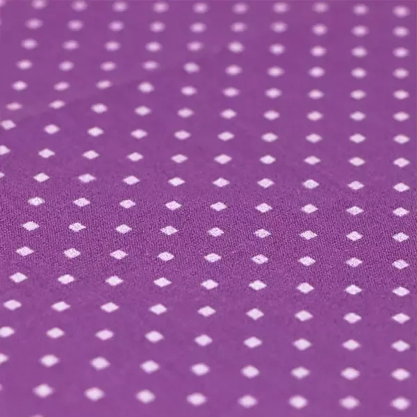 Cannon Dots & Stripes Fitted Sheet Set - Poly Cotton - Queen - 3 Pcs - Purple product thumbnail 4