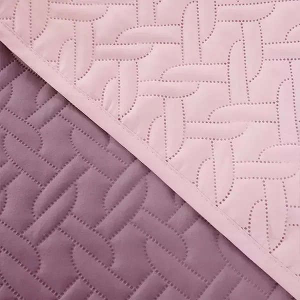 Nova Home Cross Bed Spread Set - 4 Pcs - King & Super King - Purple & Lilac product thumbnail 3