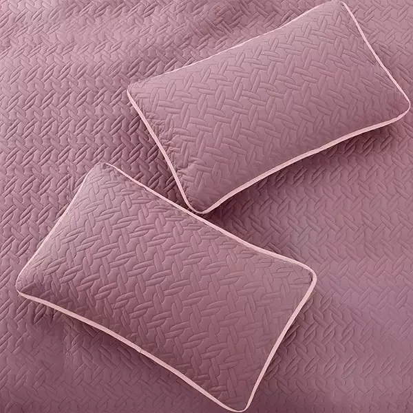 Nova Home Cross Bed Spread Set - 4 Pcs - King & Super King - Purple & Lilac product thumbnail 5