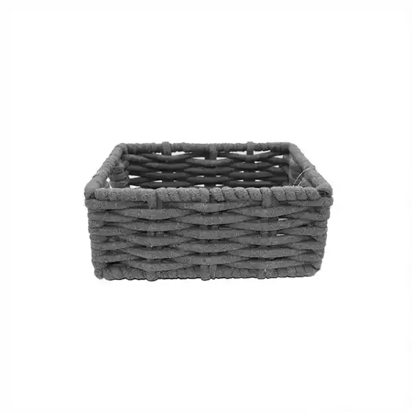 Weva Reader Cotton Storage Basket - Charcoal product thumbnail 2