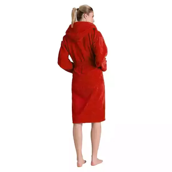 Cannon Plain Unisex Bathrobe (1 Piece) - 100% Cotton - XL - Red product thumbnail 3