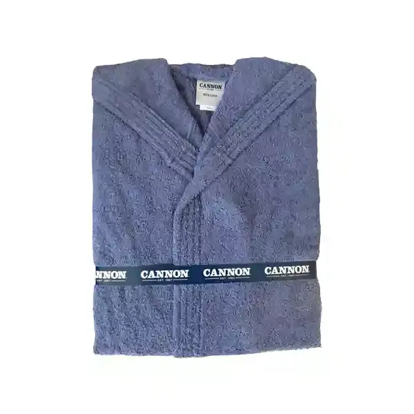 Cannon Plain Unisex Bathrobe (1 Piece) - 100% Cotton - M - Sapphire product thumbnail 6