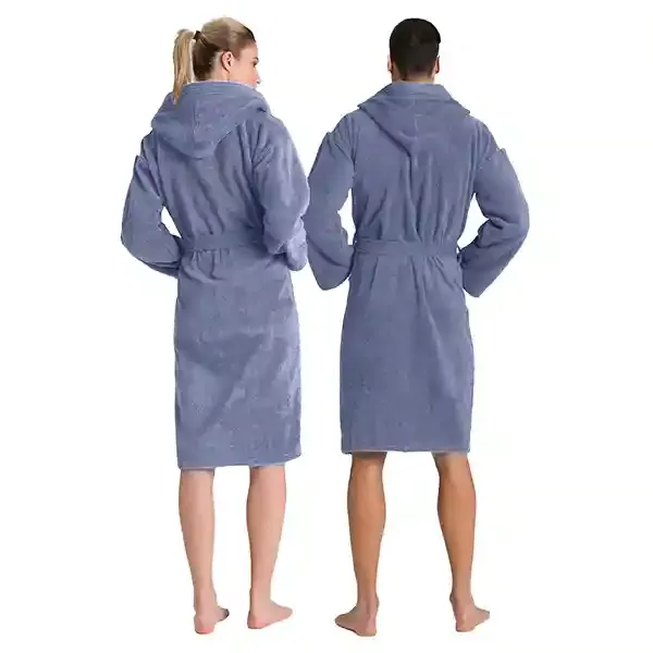 Cannon Plain Unisex Bathrobe (1 Piece) - 100% Cotton - 4XL - Sapphire product thumbnail 6