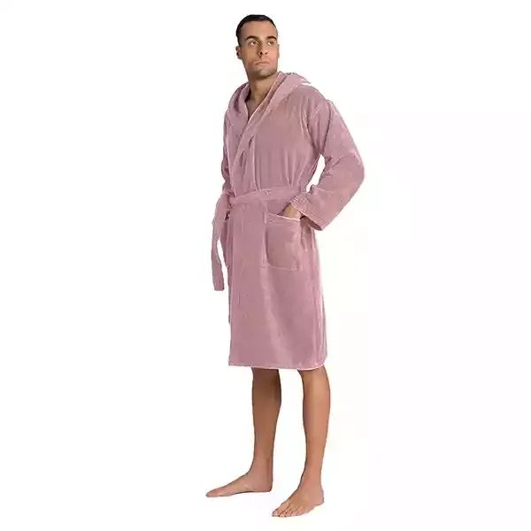 Cannon Plain Unisex Bathrobe (1 Piece) - 100% Cotton - L - Silver Rose product thumbnail 4