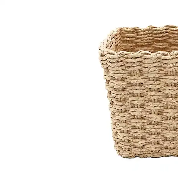 Weva Spectrum Faux Rattan Storage Basket Set - 2 Pcs - Natural product thumbnail 2